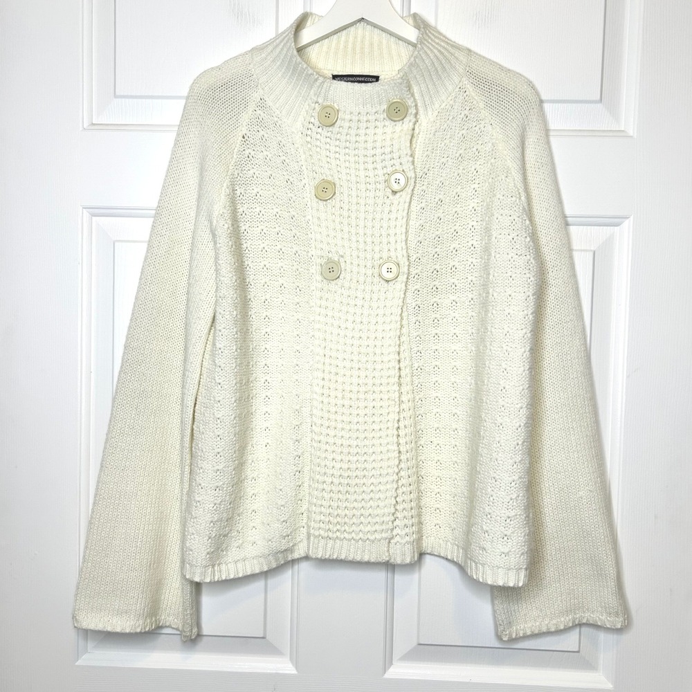 Western Connection Knit Double‎ Breasted Cardigan Sweater XL